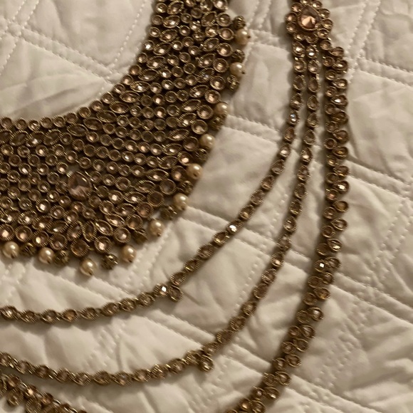 indian Beautiful 3 piece necklace set with mattapati - Picture 9 of 12